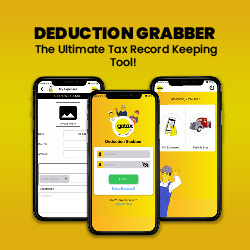Get your tax deductions ready NOW with Deduction Grabber, a handy tool to record your tax deductions